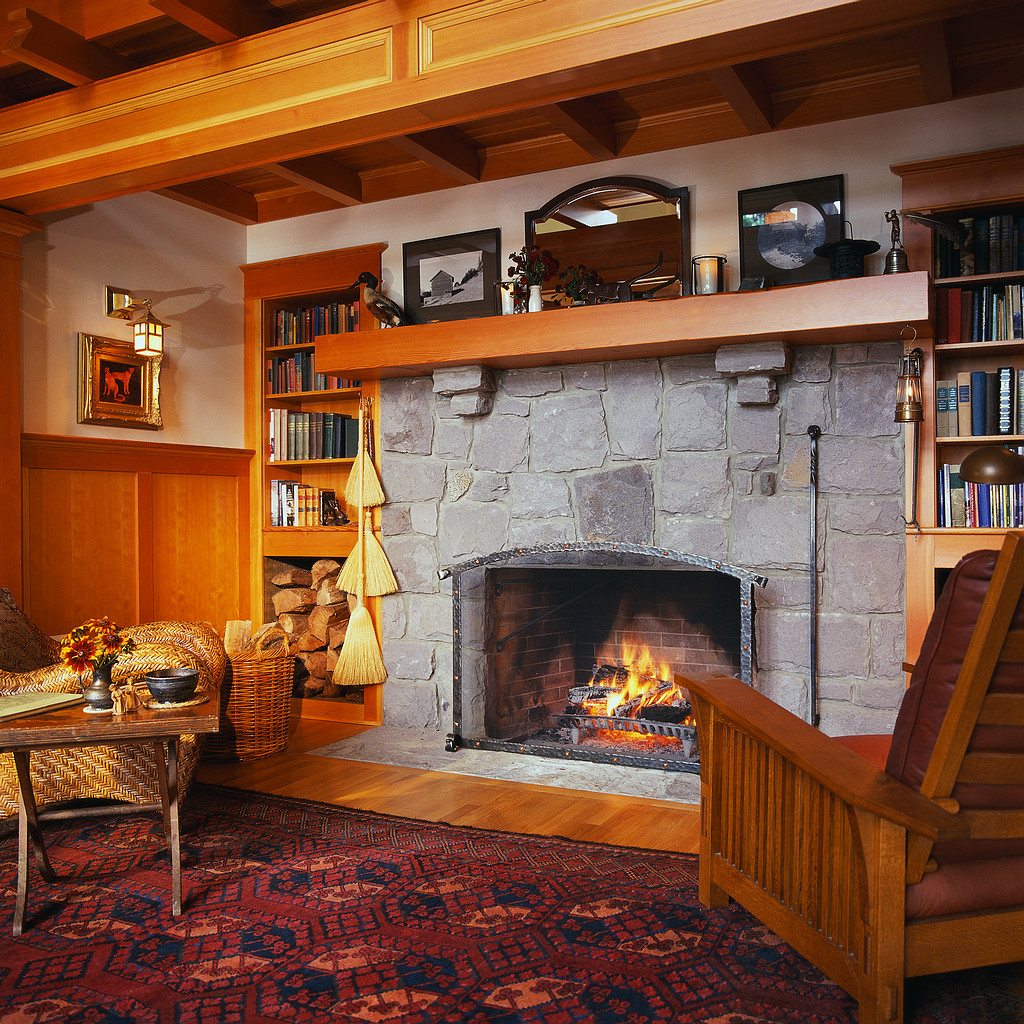 Finisned Basement with Fireplace